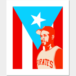 Puerto Rican Baseball Player | Roberto Clemente Posters and Art